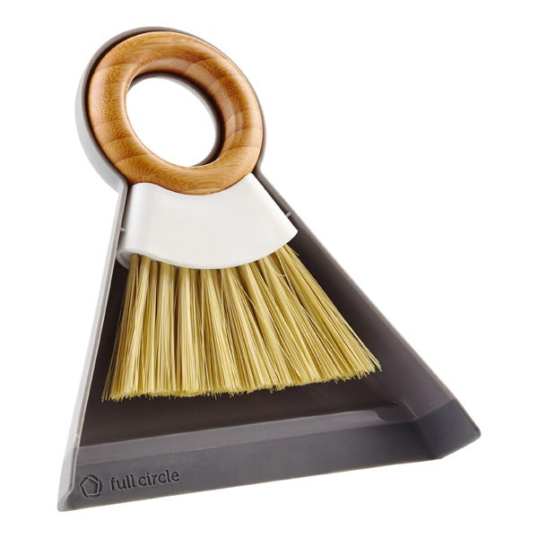 Full Circle Tiny Team Mini Bamboo Brush & Dustpan Set
